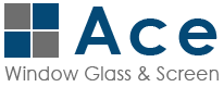 Logo, Ace Window Glass & Screen - Window Repair
